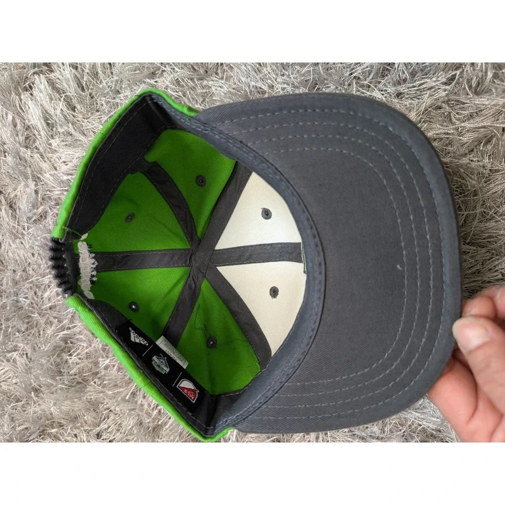 Seattle Sounders FC Adidas Infant Snapback Hat Green Gray MLS Soccer‎ Cap